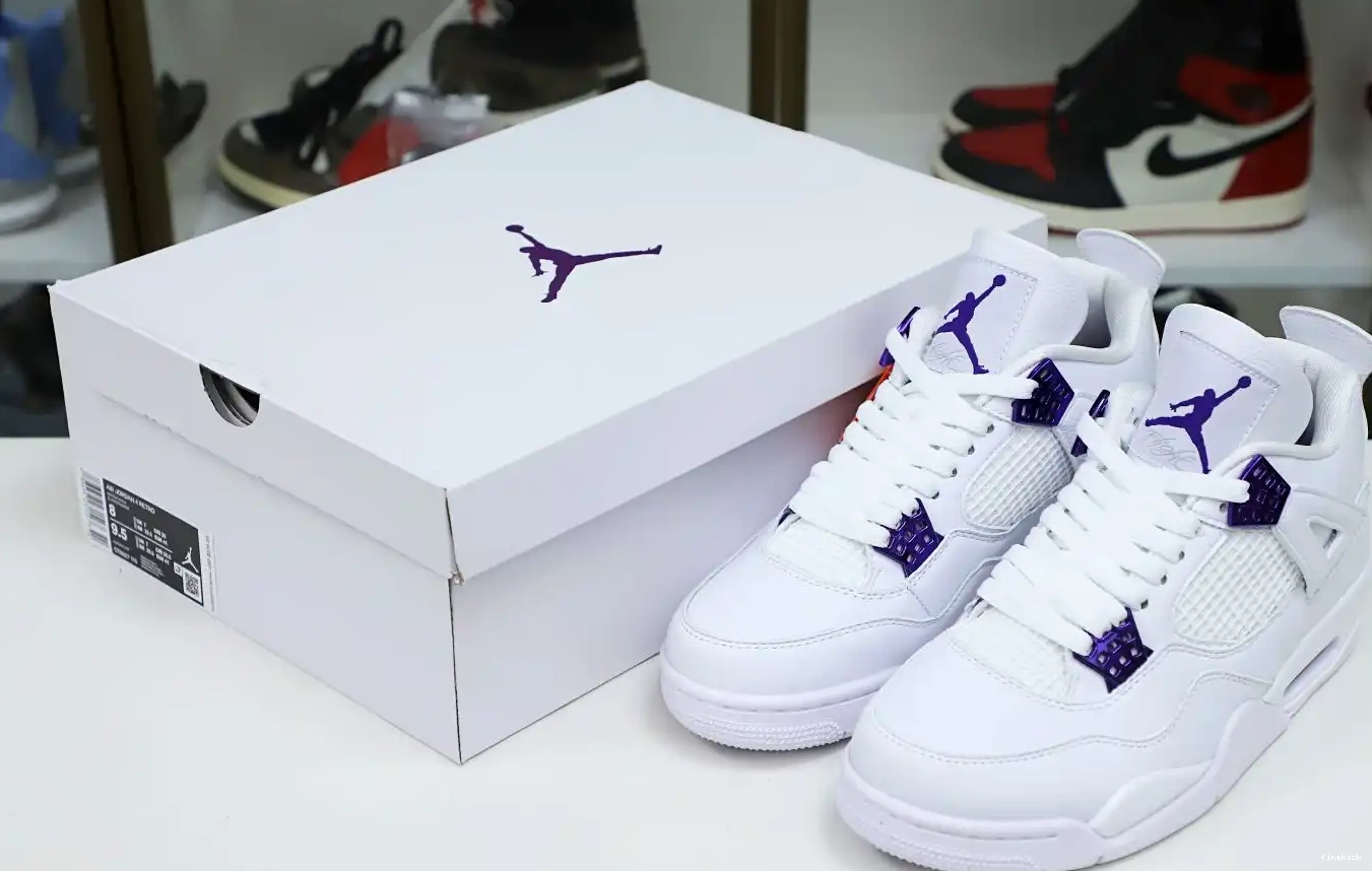 4 METALLIC PURPLE JORDAN AIR 0627